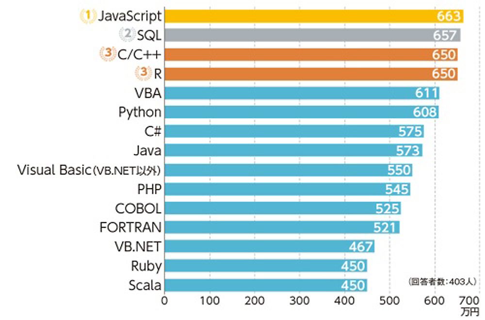 プログラミング言語実態調査